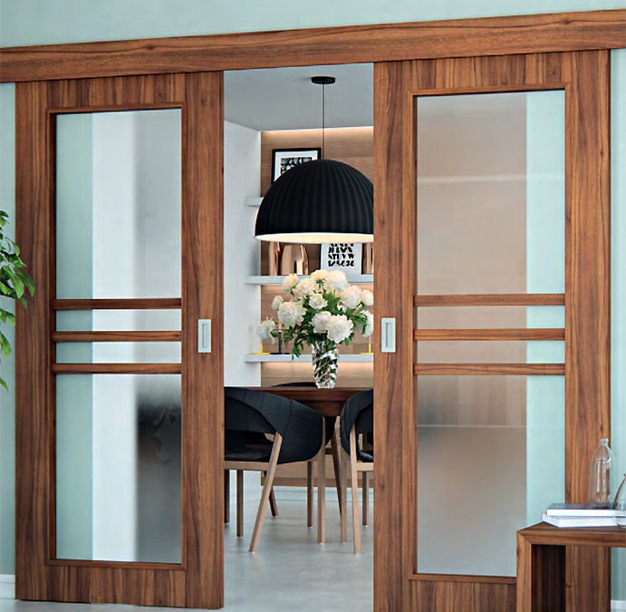 Posuvné dvere vyriešia nedostatok priestoru