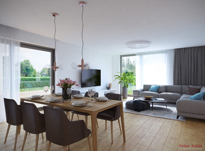 Jedáleň v malom byte: so správnym stolom pohostíte celú rodinu